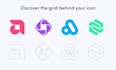 design a stunning modern app icon logo