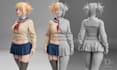 sculpt a 3d character, action figure or bust for 3d printing