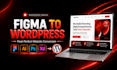 convert figma to wordpress or figma to elementor website