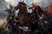 create an awesome character illustration and battle scene