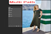 do clipping path and multi,mask,separate path service