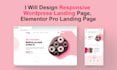 build wordpress landing page design, squeeze page, sales page, sales funnel