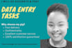 do accurate and fast data entry tasks