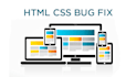 fix any html css bugs