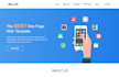 create one page website