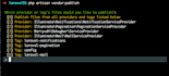 create your php laravel development