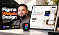 do figma website design, landing page design and website UI UX