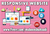 design responsive website in bootstrap, html5 and css3