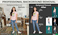 do professional background removal and photoshop image editing