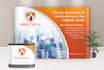 backdrop design, tradeshow booth, rollup banner
