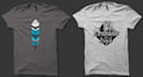 do trendy custom tshirt design for merch,printful