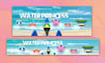 design facebook banner, linkedin banner, youtube banner