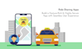 develop ride sharing web application and mobile app