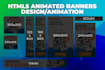 create html5 animated banners design and animation