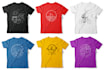 create a minimalist t shirt design for your brand