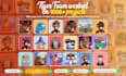 create 1k, 5k, 10k pixel art nfts