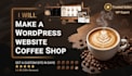 create a online ordering coffee shop website