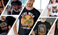 design bulk t shirt for merch, etsy, shopify and printful