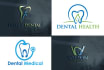 do professional health medical dental clinic logo design