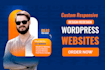 create custom responsive HTML website designs, design website