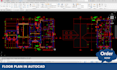 convert PDF to autocad, residential and  commercial floor plans