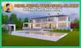 create pencil and watercolor sketch effect render exterior