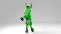 create a 3d dancing character
