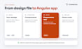 convert your figma, html or bootstrap design into an angular app