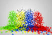 make a 3d kids particle video intro custom logo animation, intro and outro