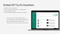 provide webar virtual try on solution for glasses with admin panel