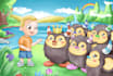make cute beautiful children book illustration