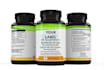put your label 3d realistic supplement bottle