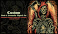 create dark art, surreal digital art, mural and anything