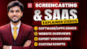 create HD saas explainer video with screencast tutorial