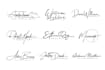 design signature handwritten logo