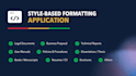 format your word documents using style based formatting