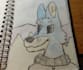 hand draw a canine furry character
