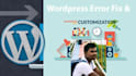 fix wordpress errors, fix wordpress issue, wordpress critical error fix
