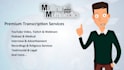provide transcription for any audio or video file