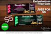 design creative tickets and vouchers