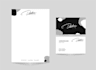 do clean business card and letterhead design
