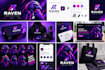 design custom mascot logo streamer, twitch, esports, and branding