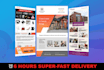 do responsive HTML email template within 6 hours