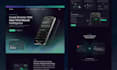design web ui design or landing page or website template design