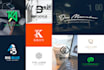 design modern minimalist unique business logo design
