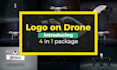 add your logo on this drone video intro