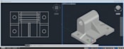 autocad  and creo parametric modeling and designing