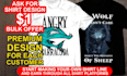 do you premium shirt or print design for pod campaign