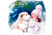 draw artistic hand made the traditional  illustration