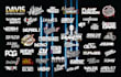 create dj, band, music, rap hip hop, street wear, t shirt and business logo